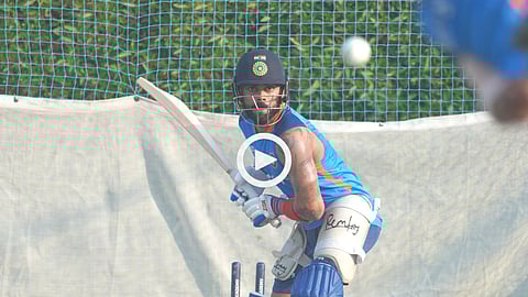 Asia Cup 2022 India vs Pakistan Virat Kohli Practice/@BCCI/twitter