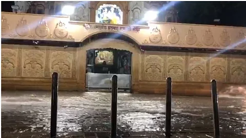 Pune Rain News water entered Dagdusheth Ganpati temple