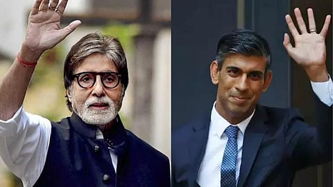 Amitabh Bachchan And Rishi Sunak Photo