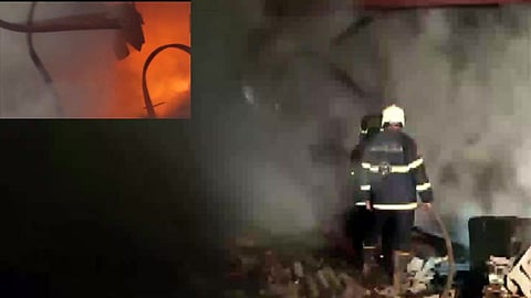 Fire In Gulab Shah Estate warehouses Kurla