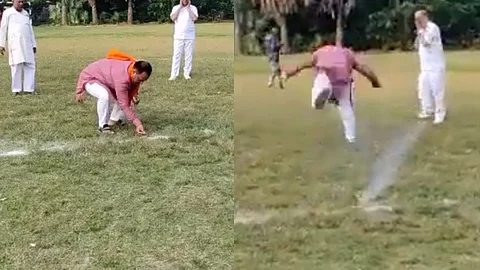 Watch viral video bihar former mla vinay singh/ Photo-Twitter
