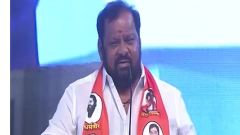 Shahaji bapu patil at dasara melava