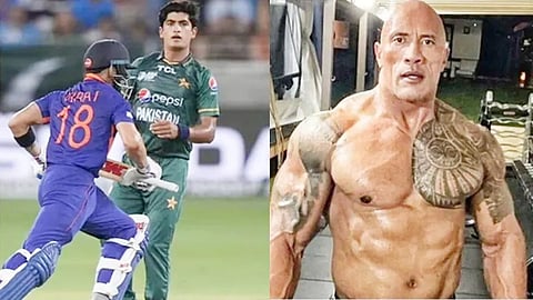 WWE superstar rock shared video