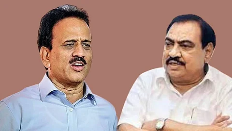 Eknath Khadse Girish Mahajan