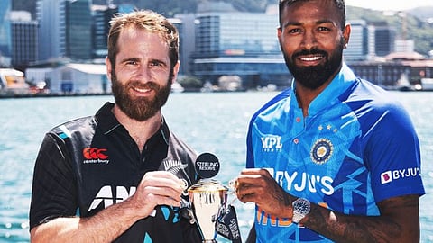 India vs New Zealand, Hardik Pandya / @ICC