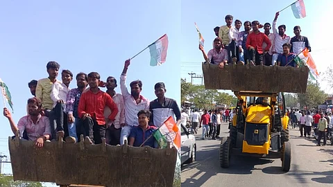 Dapka Village Gram Panchayat Election Rally