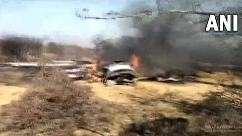 IAF Aircraft Crash Update: 2 Air Force planes crashed, one pilot seriously injured
