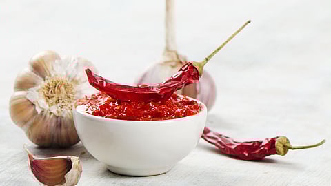 Fried Garlic Chutney