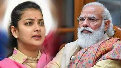 Praniti Shinde, PM Modi
