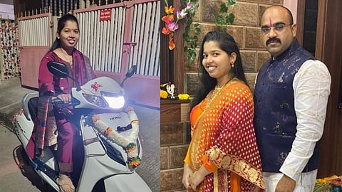 Nilesh Mazire with Wife