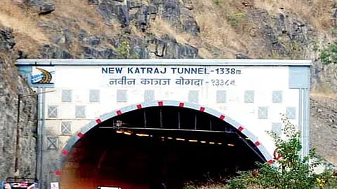 new katraj tunnel, satara mumbai road, vehicles