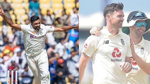James anderson and r ashwin
