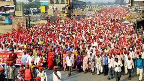 Farmers' Long March suspended