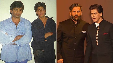 Shah Rukh Khan And Suniel Shetty