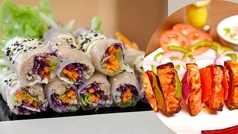 Tandoori Paneer Roll Recipe