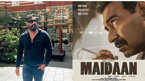 Ajay Devgn Next Movie Maidaan Poster Release