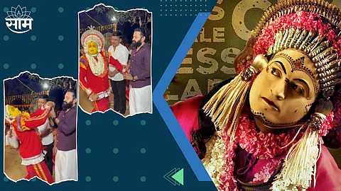 Rishab Shetty Attended Bhoota Kola Festival and Seeks Blessing From Lord Panjurli