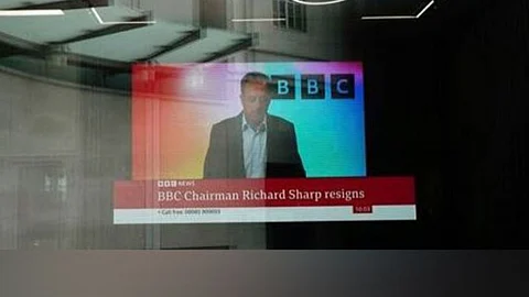 BBC chairman Richard Sharp resigns