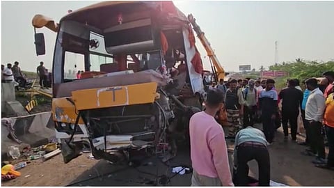 Tuljapur Pune Bus Accident