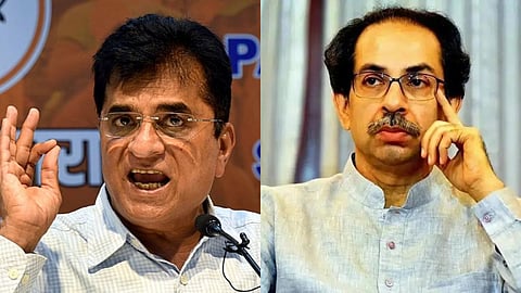 Kirit Somaiya And Uddhav Thackeray