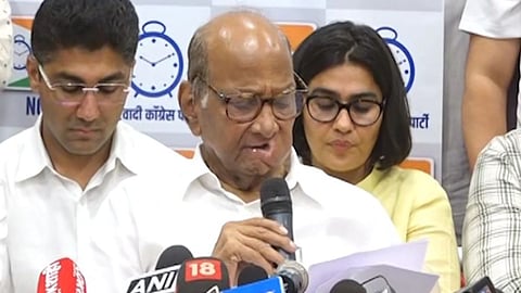 Sharad Pawar Withdraw Resignation