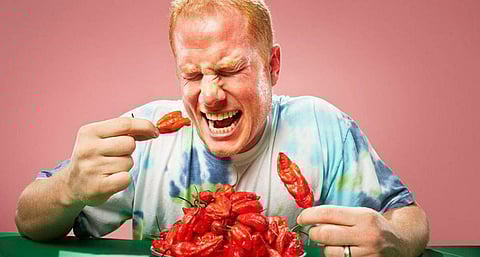 After Eating Very Spicy Food