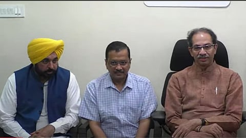 Uddhav Thackeray and Arvind Kejriwal Pc