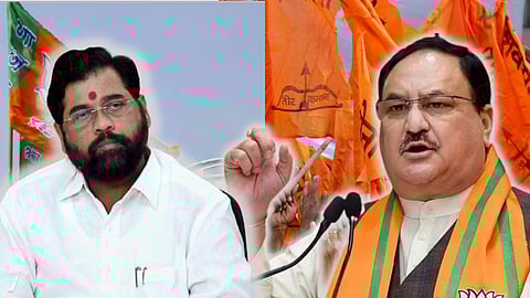 Eknath SHinde-JP Nadda