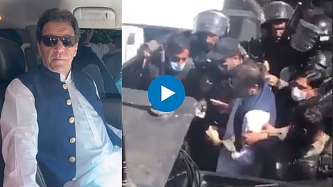 Imran Khan arrest shocking video viral