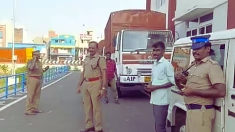 Truck Carrying Cash Breaks Down