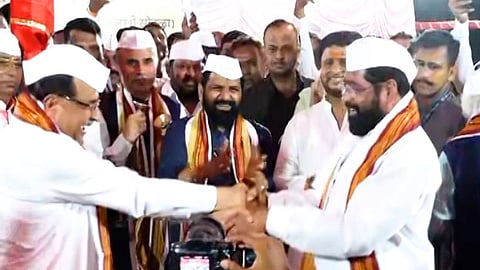 Cm Eknath Shinde and Radhakrishna Vikhe Patil
