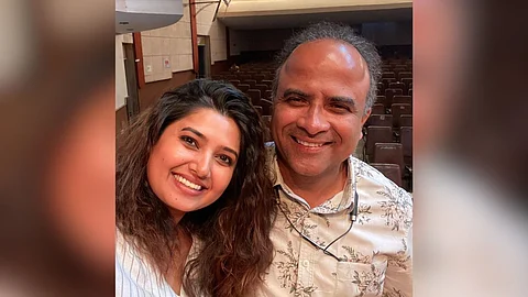 Prajakta Mali Post For Samir Choughule