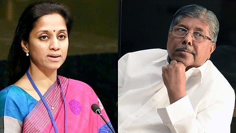 MP Supriya Sule, Mla Chandrakant Patil, Pune, Hoarding