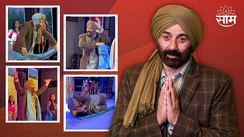 Sunny Deol Viral Dance Video Karan Deol - Drisha Acharya Sangeet Ceremony