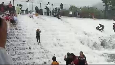 Bhushi Dam Overflows