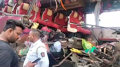 Buldhana malkapur Bus Accident Latest Marathi News