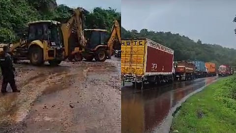 Landslide In Nivli Ghat