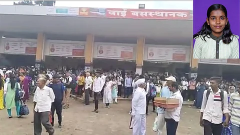 satara breaking news, wai bus stand,