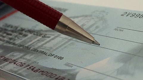 Lakh vs lac in Cheque