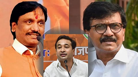 Nitesh Rane - sanjay raut- Ambadas Danve