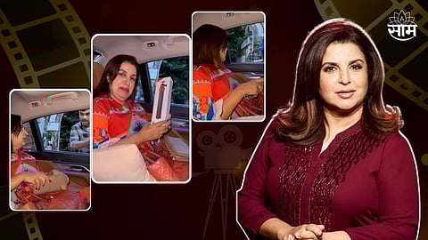 Farah Khan Shopping On Street