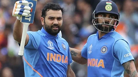 virat kohli with rohit sharma