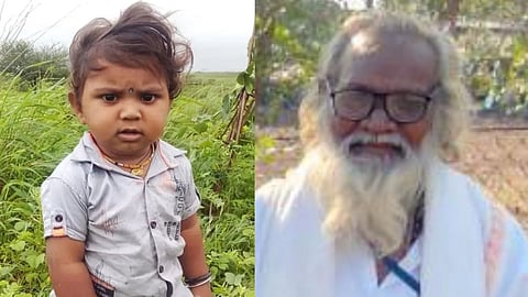 Nashik Breaking News Grandfather and three-year-old grandson died after house slab collapsed in Dindori