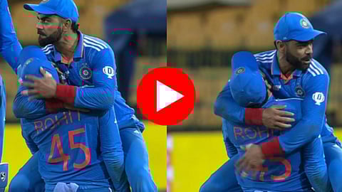 virat kohli hugged rohit sharma