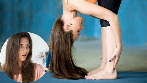 Yoga To Reduce Hair Fall