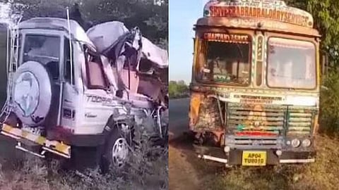 Andhra Pradesh Jeep - Truck Accident