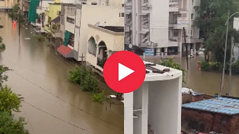 Nagpur Flood Viral Video