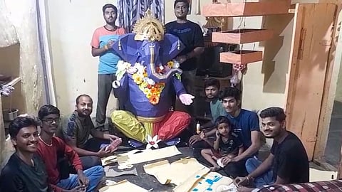 eco friendly ganpati, veer maratha ganesh mandal washim