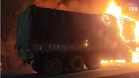 Fire breaks out in container In Pune