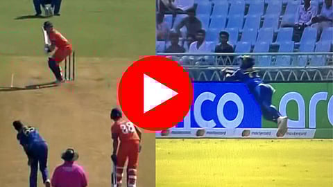 Charith Asalanka Catch Video